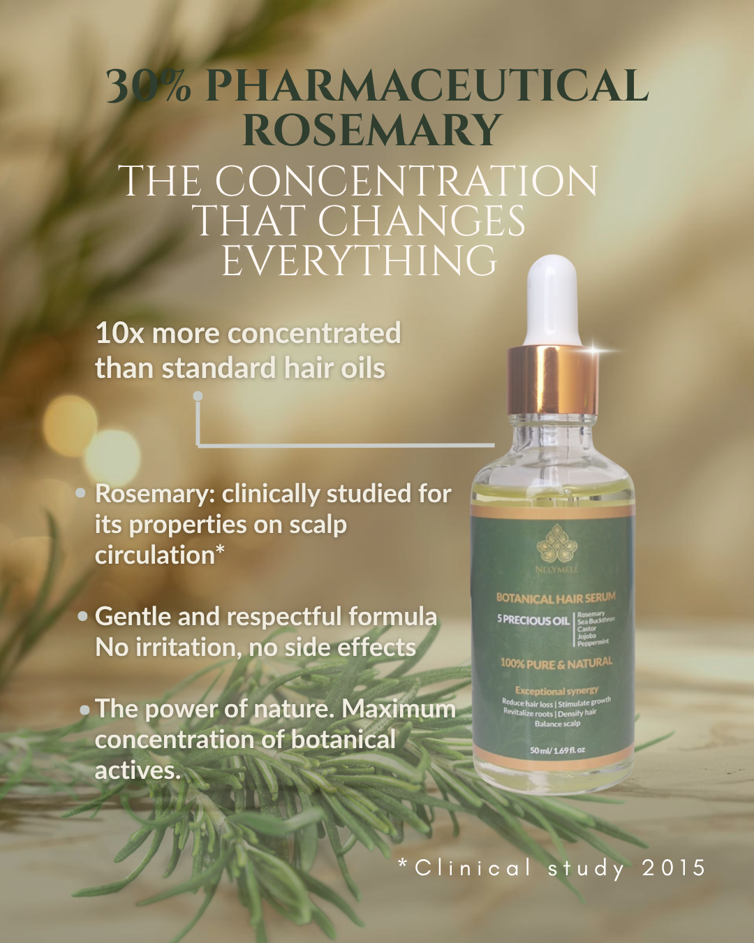 Botanical Growth Serum — the art of hair regeneration, powered by nature and backed by science